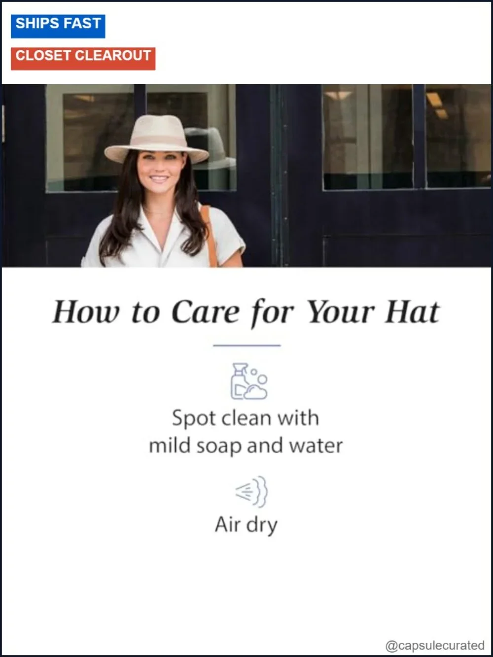 UPF 50+ Packable Fedora Sun Hat with Wide Brim